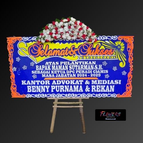 Karangan Bunga Papan Selamat & Sukses