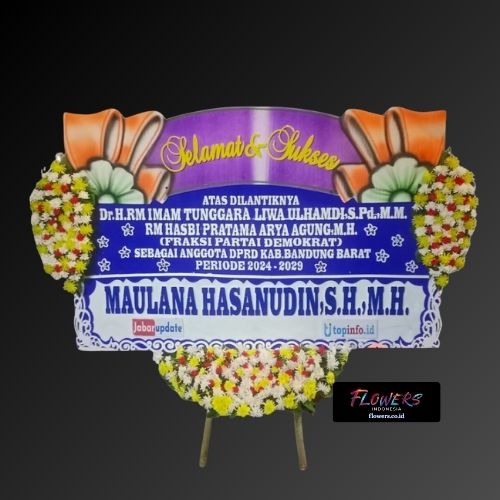 Karangan Bunga Papan Selamat & sukses