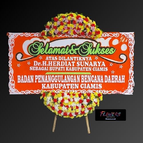 Karangan Bunga Papan Selamat & Sukses