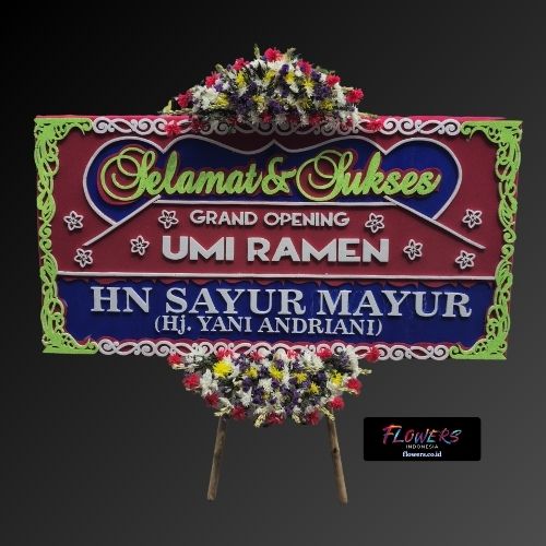 Karangan Bunga Papan Selamat & Sukses