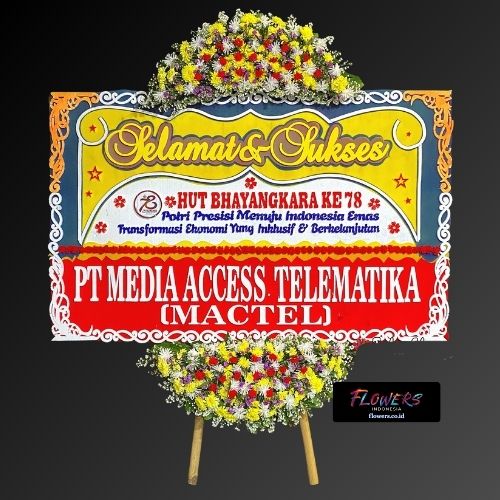Karangan Bunga Papan Selamat & Sukses