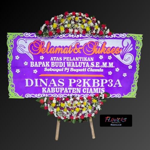 Karangan Bunga Papan Selamat & Sukses