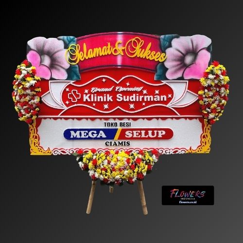Karangan Bunga Papan Selamat & Sukses