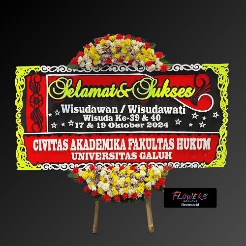 Karangan Bunga Papan Selamat & Sukses