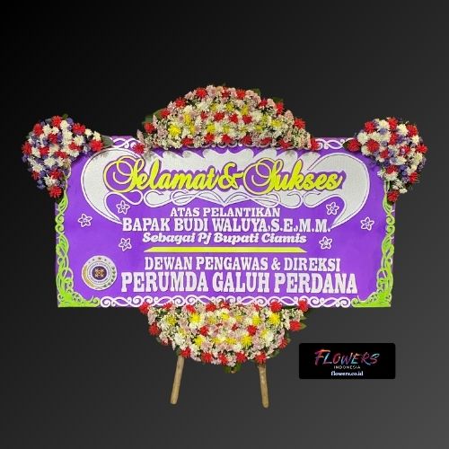 Karangan Bunga Papan Selamat & Sukses