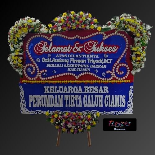 Karangan Bunga Papan Selamat & Sukses