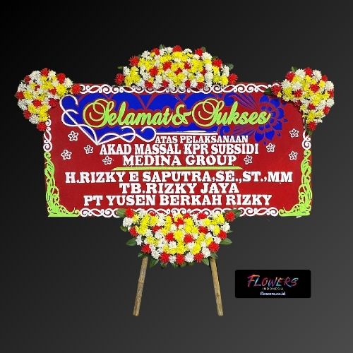 Karangan Bunga Papan Selamat & Sukses