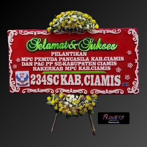 Karangan Bunga Papan Selamat & Sukses