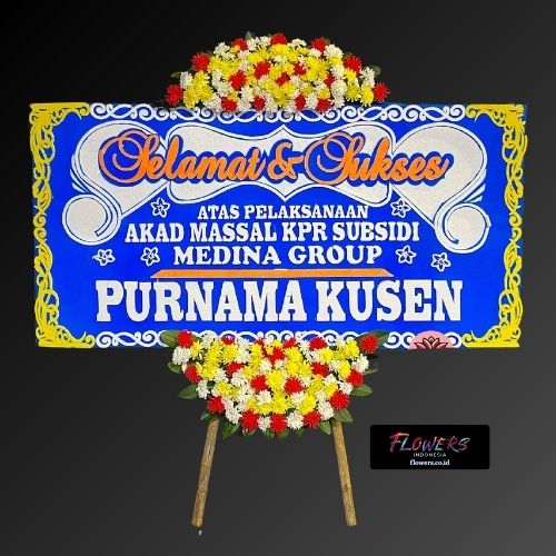 Karangan Bunga Papan Selamat & Sukses