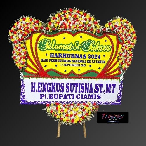 Karangan Bunga Papan Selamat & Sukses