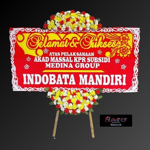 Karangan Bunga Papan Selamat & Sukses