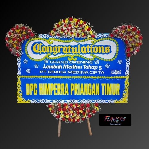 Karangan Bunga Papan Selamat & Sukses