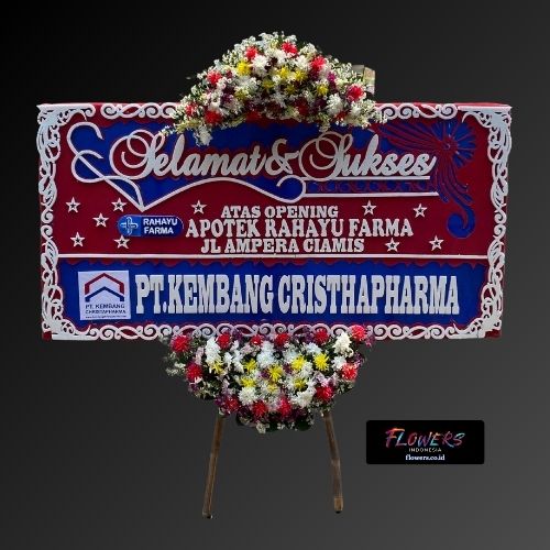 Karangan Bunga Papan Selamat & Sukses