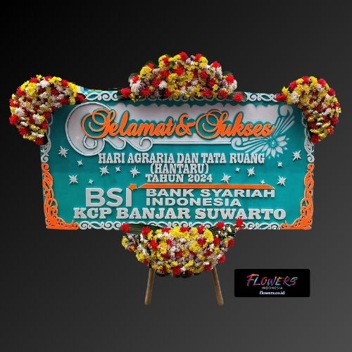 Karangan Bunga Papan Selamat & Sukses
