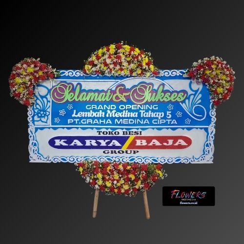 Karangan Bunga Papan Selamat & Sukses