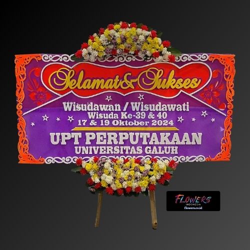 Karangan Bunga Papan Selamat & Sukses