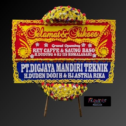 Karangan Bunga Papan Selamat & Sukses
