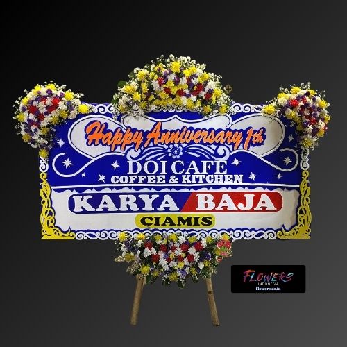 Toko karangan bunga papan di Kalimantan Selatan