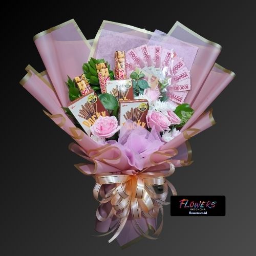 Toko karangan bunga buket di Sukamaju Bandung