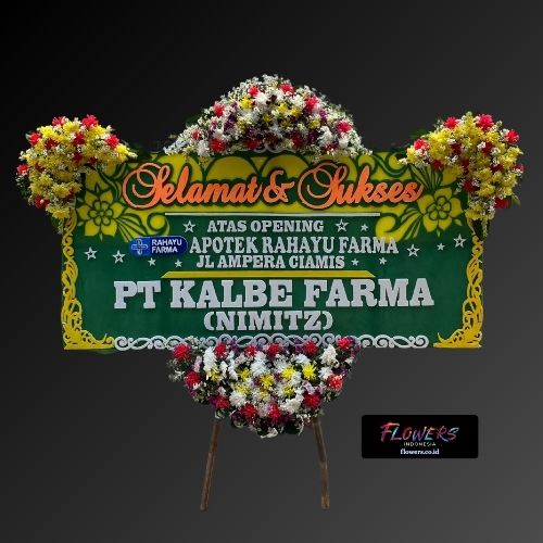 Toko karangan bunga papan di Kalimantan Selatan