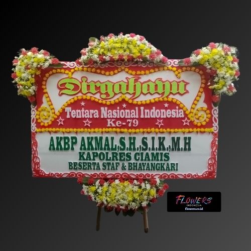 Toko karangan bunga papan di Banjarsari