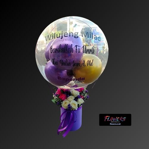 Karangan Bunga Buket Balon