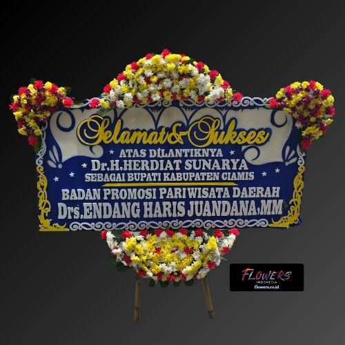 Karangan Bunga Papan Selmat & Sukses