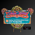 Karangan Bunga Papan Happy Wedding