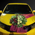 Karangan Bunga Dekorasi Mobil Pengantin