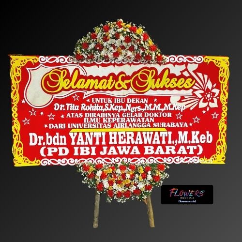 Karangan Bunga Papan Selamat & Sukses