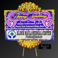 Karangan Bunga Papan Happy Wedding