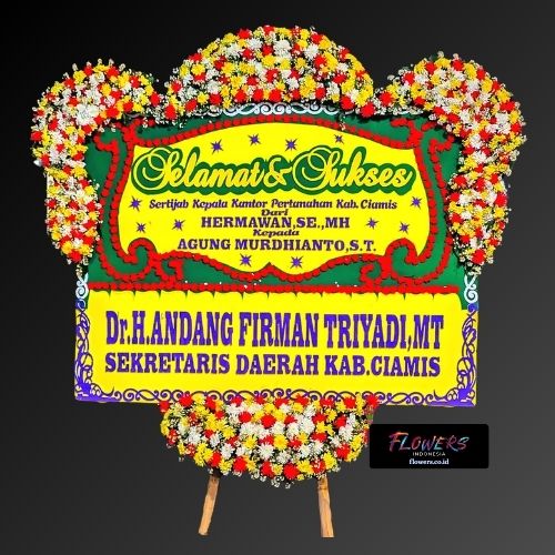 Karangan Bunga Papan Selamat & Sukses
