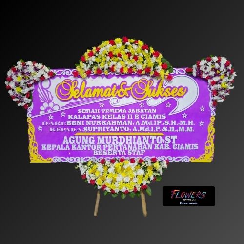 Karangan Bunga Papan Selamat & Sukses