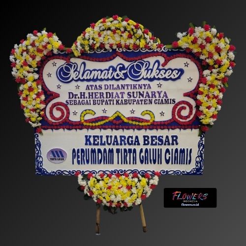 Karangan Bunga Papan Selamat & Sukses