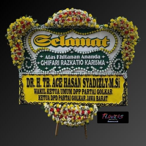 Karangan Bunga Papan Selamat & Sukses