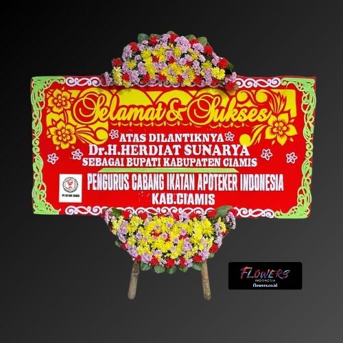 Karangan Bunga Papan Selamat & Sukses