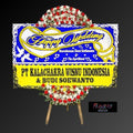 Karangan Bunga Papan Happy Wedding
