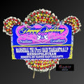 Karangan Bunga Papan Happy Wedding