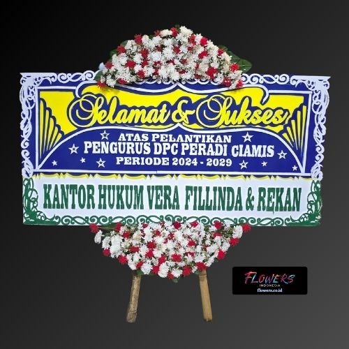 Karangan Bunga Papan Selamat & Sukses