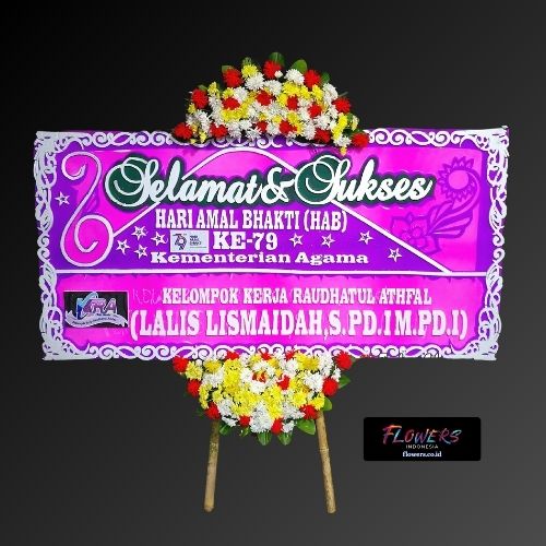 Karangan Bunga Papan Selmat & Sukses