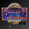 Karangan Bunga Papan Happy Wedding