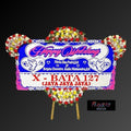 Karangan Bunga Papan Happy Wedding