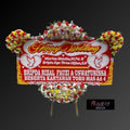 Karangan Bunga Papan Happy Wedding