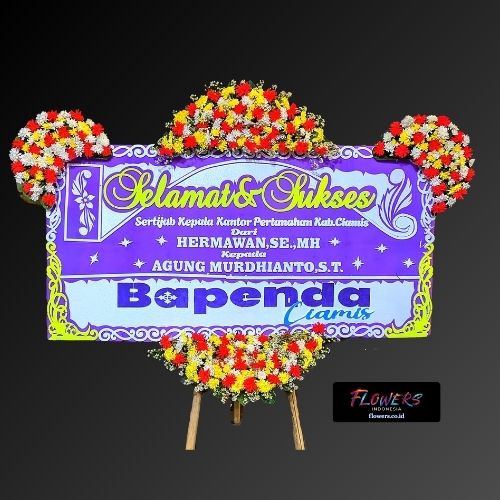 Karangan Bunga Papan Selamat & Sukses
