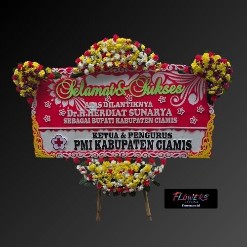 Karangan Bunga Papan Selamat & Sukses