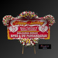 Karangan Bunga Papan Happy Wedding