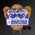 Karangan Bunga Papan Happy Wedding