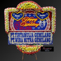 Karangan Bunga Papan Happy Wedding