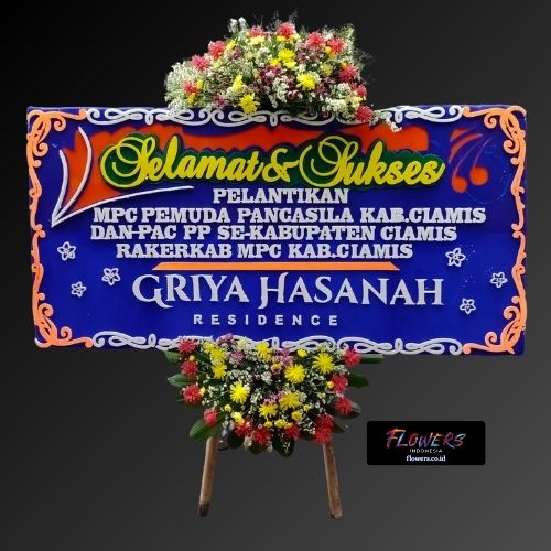 Karangan Bunga Papan Selamat & Sukses