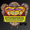 Karangan Bunga Papan Happy Wedding
